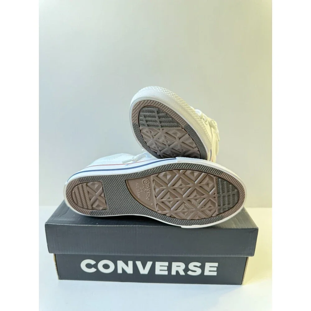 Converse Unisex Chuck Taylor Street White/Garnet/Navy US 1 Little Kid